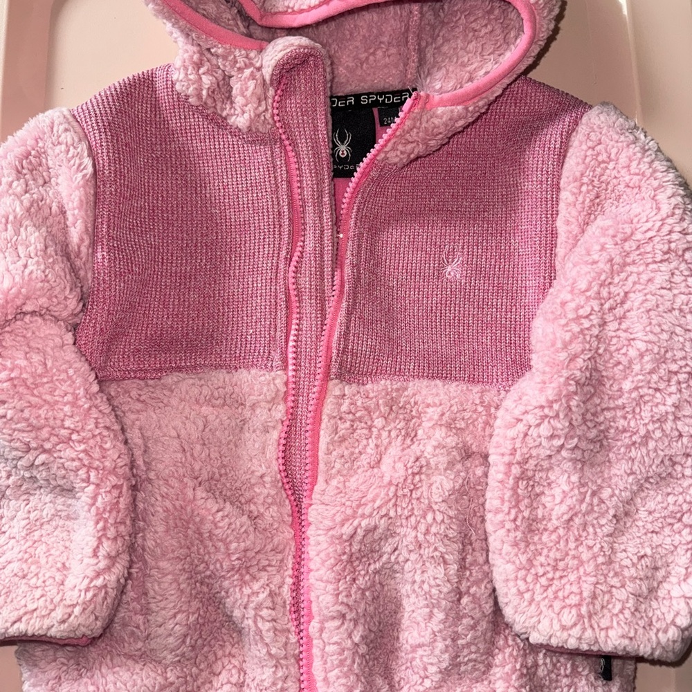 Spyder Pink Fleece Outerwear